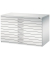 7100 Planschrank lichtgrau 10 Schubladen 110,0 x 76,5 x 76,0 cm